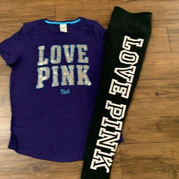 PINK VS LOVE PINK BLING OUTFIT SET L - Picture 7 of 12